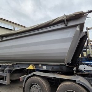 foto 42t/29m3 Kipp-auflieger wanne dumper MEILLER KISA3 hardox Segel